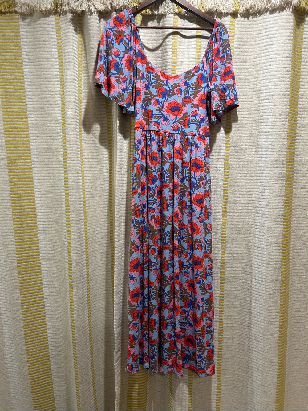 Boden floral stretch maxi size M ***with pockets!***